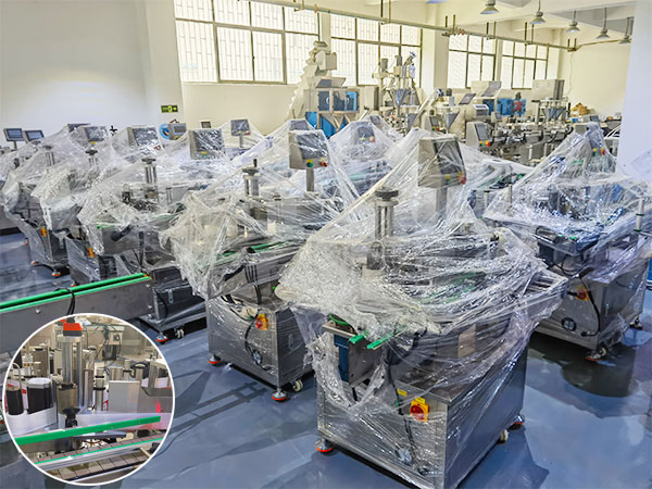 圆形瓶自动化贴标机