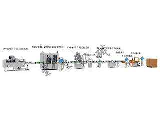 3000瓶/小时防爆防腐灌装打码贴标生产线